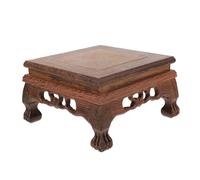 Levemolo Base in Legno per Fioriere Supporto Resistente per Vasi e Decorazioni da Design retrò Cinese Adatta per Esposizione di Gioielli Tazze da tè e Vasi