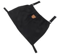 Levemolo Black Nylon Stroller Organizer Bag 19"x17" Lightweight Reusable Hanging Storage for Travel and Pushchair
