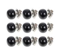 Levemolo Bottoni Nascosti per Gonna 10 Pezzi Nero in Pp e Metallo, Piccoli e Compatti per Prevenire Sguardi, Stile Elegante e Versatile per Abbigliamento Femminile