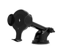 Levemolo Caricatore per Macchina Wireless da 10w Supporto Cellulare Auto Nero in Abs e Pom, Protezione da Sovraccarico e Corto Circuito, per Bocchette D'aria