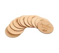 Levemolo Carte in Legno per Crescita del Bimbo, Dischetti in Legno, 12Pezzi, Doppio Lato, Accessori per i Primi Giorni di Vita del Neonato