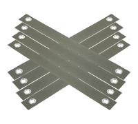 Levemolo Cinghie di Fissaggio per Alberi 8 Pezzi Occhielli in Nylon Resistente, Confezione da 8 per Uso Esterno e Sostegno Piante in Condizioni Climatiche Variabili