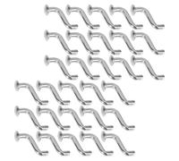 Levemolo Clip di Sicurezza e Perno a S in Metallo per Scaffalature Portapallet, 30 Pezzi, Adatti a Magazzini e Centri Logistici