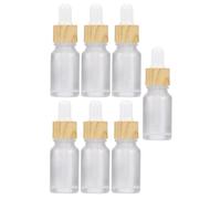 Levemolo Contagocce per Oli Essenziali e Profumi Bottiglie in Vetro da 30ml Set 7 Pezzi Portatile e Dosaggio Preciso, per Viaggi in Famiglia