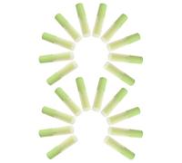 Levemolo Contenitori per Balsamo Labbra Ricaricabili 4g in Plastica Verde, Compatti e Pratici, Confezione da 20 Pezzi per Uso Personale e Creazione Cosmetici Fai da Te