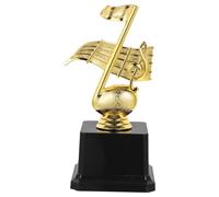 Levemolo Coppa Musicale in Plastica Piccola per Concorsi Canori Scolastici, Premio di Premiazione per Competizioni di Canto e Feste, Decorazione Nota Musicale per Cerimonie e Scuole