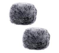 Levemolo Coppia Di Coperture Per Microfono Peluche Antispruzzo Accessori Pratici Per Microfoni Protezione Antivento e Comfort Durante Interviste Live Streaming e Performance