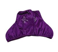 Levemolo Copripattini da Ghiaccio Professionali Elasticizzati Porpora M | Poliestere, Adatti a Skates e Ice Skate Shoes, Forma Semplice, Tocco Confortevole