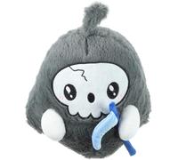 Levemolo Cuscino Peluche Halloween Teschio Morte Morbido e Lavabile Cotone Pp, Giocattolo Fantasma Adorabile per Decorazione Soggiorno e Ufficio