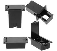 Levemolo Custodia per Batteria da 9 V per Pickup Chitarra e Basso, Portabatteria Compatto in Plastica, Accessori per Chitarra Design Stabile, per Musicisti e Trasporto Sicuro