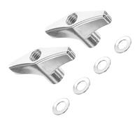 Levemolo Dadi Farfalla in Metallo per Fissaggio Pelli Batteria con Rondelle Kit Ricambio Accessori Tamburo Compatibile con Vari Modelli Vite Manuale per Hardware Batteria