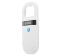 Levemolo di Microchip Scanner Leggero per Portatile in Plastica Bianco per Identificazione Chip Animale, per Gestione Risorse e