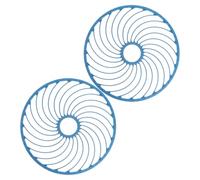 Levemolo Disco da Lancio a Mano per Rete da Pesca in Materiale Durevole, Diametro 46 Cm, Set da 2 Pezzi, Accessorio Multifunzione per Attrezzatura Pesca Outdoor