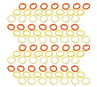 Levemolo Elastici per Chioma per Neonati senza Danni Laccio per Chioma ad Alta Elasticità per Confezione da 100 Pezzi Colori Misti Morbidi e Resistenti per Acconciature Sicure in Casa