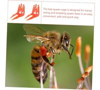 Levemolo Gabbie per Api Regine Anti-Morso in Plastica 60 Pezzi per Apicoltura Protezione Celle Reali Sicura e Portatile per Allevamento Api in Arnia