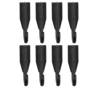 Levemolo Gancio Appendino Plastica Quadrato Nero per Microonde e Tubolari Multifunzione Salvaspazio per Cucina Bagno e Ufficio Resistente e Portatile