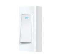 Levemolo Interruttore a Parete Singolo Bianco da 10 a 220 V Pulsante a Leva per Uso Domestico, Design Semplice e Moderno Sicurezza e Capacità di 500 W