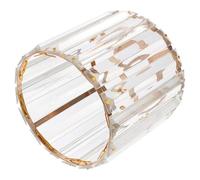 Levemolo Lampada da Soffitto Paralume in Ferro con Cristalli Elegante Copriluce Diffusore di Luce Calda per Soggiorno e Camera da Letto Design Europeo Chic