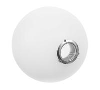 Levemolo Lampada Paralume Sostitutivo in Acrilico Bianco Latte Diffusore Luce con Base Vite per Lampade Sospensione e Parete Design Classico e Moderno