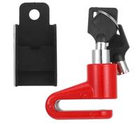 Levemolo Lucchetto Blocca Disco Moto Antifurto Portatile in Acciaio Lega Solida, Design Elegante e Resistente per Bicicletta e Scooter, per Protezione in Città