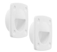 Levemolo Maniglia di Trazione Bianca in Nylon per Portelli di Barche e Cabine, Set da 1, Design Minimalista Resistente ed Elegante per Accessori Nautici