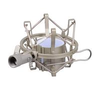 Levemolo Microfono Supporto Antivibrante Lega Con Montaggio Stabile Per Microfono Per Musicisti Vlogger e Podcast Host
