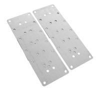 Levemolo Piastra di Montaggio in Ferro 1,2mm per Gambe di Divano e Mobili, Set da 10 Pezzi Fori Preforati, Connettore Robusto per Riparazione e Rinforzo Mobili, Ferramenta per Casa e