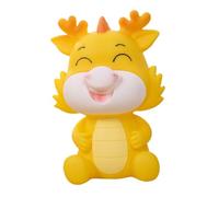 Levemolo Salvadanaio Drago in Vinile Antiribaltamento Capacità per Monete e Banconote Decorazione da Tavolo per Camera da Letto e Ufficio Regalo Anno Cinese