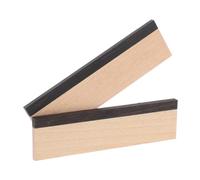 Levemolo Sella del Ponte Dobro in Acero Duro e Ebano, Ponte Resofonico Tagliato e Scanalato 7x1,93x0,32 Cm per Chitarra Resofonica, Accessorio Strumenti Folk