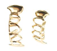 Levemolo Set 1 Pezzo Grill Oro in Rame per Denti Hip Hop, Facile da Installare, Leggero e Resistente, Decorazione Unica per Adulti e Rapper in Cultura Hip-Hop