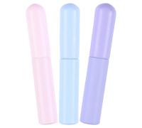 Levemolo Set 3 Pennelli Labbra in Silicone Testa Morbida e Superficie Liscia, Applicatore Riutilizzabile per Trucco e Correttore, per Uso Quotidiano