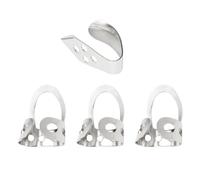 Levemolo Set Plettri in Metallo per Banjo e Chitarra, Plettri Regolabili in Ottone Foro per Pollice e Dita, Accessori per Suonare Strumenti Folk, Adatti a Esercizi Musicali e Performance