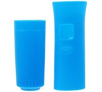 Levemolo Set Protezioni Microfono in Silicone Blu Antiscivolo, Custodia Completa Di Coprimicrofono Per Bbs U-666b, Anelli Anti-caduta Resistenti e Flessibili Per Protezione Strumenti Musicali