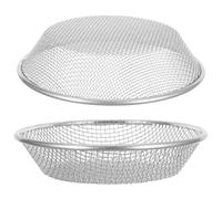 Levemolo Setaccio da Giardino Metallico 2 Pezzi in Ferro Zincato 30 Cm Maglie 3 Mm e 6 Mm per Compost, Terreno Bonsai e Orticoltura, Setaccio per Terreno da Giardinaggio Versatile