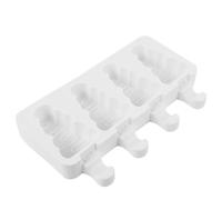 Levemolo Stampo per Ghiaccioli Riutilizzabile e Compatto in Silicone a Forma di Albero di Natale per Preparare Ghiaccioli Fai da Te nella Calda