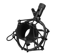 Levemolo Supporto Antivibrante per Microfono Condensatore, Montaggio Shockmount in Lega Resistente per Isolamento da Oscillazioni e Rumore, per Canto e Streaming