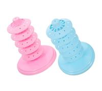 Levemolo Supporto per Lecca Lecca 2 Pezzi in Pp Colore Assortito Design Regolabile in Altezza senza Bave, Espositore Rotondo Semplice e Generoso per Esposizione Lollipop e Cerimonie