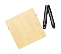 Levemolo Tamburo Cajon Portatile Tracolla Resistente in Legno di China Ash Stili multipli Strumento Musicale a Mano Stili multipli per Viaggi e Performance Professionali