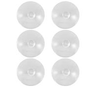 Levemolo Ventose per Vetri Auto in PVC, 6 Pezzi, per Parasole e Visiera Parasole, Senza Tracce, per Vari Veicoli