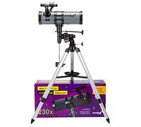 Levenhuk Blitz 114S PLUS Potente Telescopio Riflettore Newtoniano Da 114 mm a Corta Focale Con Treppiede e Un Ampio Set Di Accessori