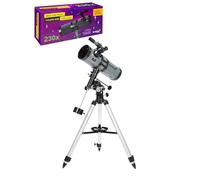 Levenhuk Blitz 114S PLUS Potente Telescopio Riflettore Newtoniano Da 114 mm a Corta Focale Con Treppiede e Un Ampio Set Di Accessori