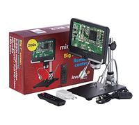 Levenhuk DTX RC2 Microscopio Digitale Portatile, con Telecomando, Ingrandimento 3x-200x e Schermo LCD da 7”