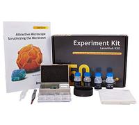 Levenhuk K50 Kit di Esperimenti per Microscopio con Accessori STEM | per Bambini, Campioni Preparati e Strumenti Scientifici, Ideale per la Microbiologia, Guida Illustrata a Colori in Inglese