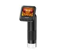 Levenhuk Kelvin HPM25 Fotomicroscopio Digitale Portatile 800x Microscopio per Principianti Bambini e Adulti Fotocamera 2MP Display IPS a Colori Luce LED 7000K Compatto Leggero Compatibile con Computer