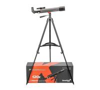 Levenhuk Kelvin Nova BASE 60/500 Fototelescopio per Smartphone Telescopio Astronomico e Cannocchiale Terrestre Montatura Altazimutale Barlow 3x Treppiede Regolabile Otturatore Remoto Bluetooth Inclusi