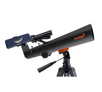 Levenhuk Kelvin Nova BASE 70/400 Fototelescopio Portatile per Smartphone Telescopio Astronomico e Cannocchiale Terrestre Ultracompatto per Principianti Montatura Altazimutale con Treppiede e Borsa