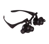 Occhiali con Lenti d’Ingrandimento Levenhuk Zeno Vizor G8 con Luci a LED e Ingrandimento 2.5x, 4x, 6x, 8x, 10x, 15x, 20x e 25x