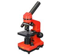 Levenhuk Rainbow 2L Orange Home Lab Kit STEM per Bambini con Microscopio Biologico Portatile 400x, Guida Agli Esperimenti Illustrata a Colori, Campioni Preparati e Strumenti Scientifici (IT)