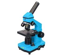 Levenhuk Rainbow 2L PLUS Azure Home Lab Kit STEM per Bambini con Microscopio Biologico Portatile 640x, Guida Agli Esperimenti Illustrata a Colori, Campioni Preparati e Strumenti Scientifici (IT)