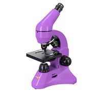 Levenhuk Rainbow 50L PLUS Amethyst Kit di Scienze Didattico con Potente Microscopio 1280x, Guida Agli Esperimenti Illustrata a Colori, Campioni Preparati, Strumenti Scientifici e Custodia